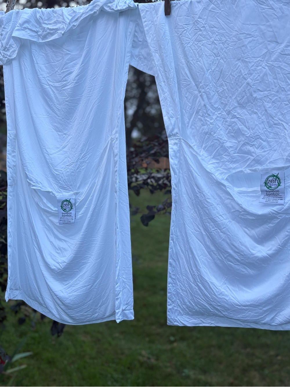 100% Rayon from Bamboo , Seasontex KING Duvet cover + shams - Picture 3 of 6